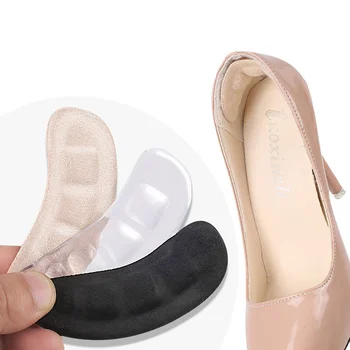 1 пара силиконовых гелевых подушечек для передней части стопы для женщин, вставки на высоком каблуке, стельки, Сандалии, наклейки на задники обуви на нескользящей подошве, подушечка для пятки
