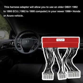 1 шт. адаптер для подключения ЭБУ с преобразованием OBD2A в OBD1 для Honda Civic Accord Acura