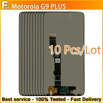 10 шт./для Motorola MOTO G9 Plus XT2087-1 ЖК-дисплей с сенсорным экраном Дигитайзер в сборе Замена для G9 Plus 100% Протестировано