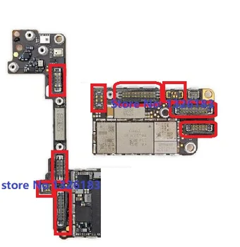 2 компл./лот материнская плата с полными разъемами fpc для iPhone 8 i8 ЖК-дисплей/сенсорная камера зарядное устройство док-станция кнопка home power GPS fpc connnector