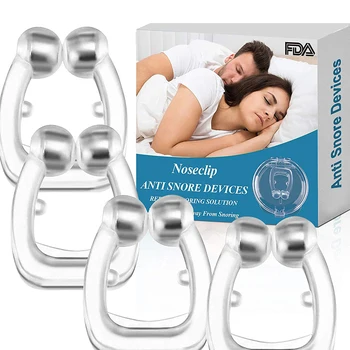 4ШТ Антихрапящий Расширитель носа Зажим для носа Против Храпа, Останавливающий Храп, Бесшумное Снотворное устройство для мужчин, Защищающее от снотворного, Anti Ronco