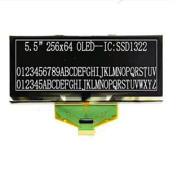 5,5-дюймовый OLED-дисплей ЖК-экран 25664oled OLED ssd1322 последовательный экран 5-дюймовый OLED-электроника tft lcd
