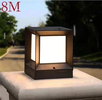 8-Метровый наружный солнечный Кубический светильник, светодиодный Водонепроницаемый светильник для дома, сада, двора