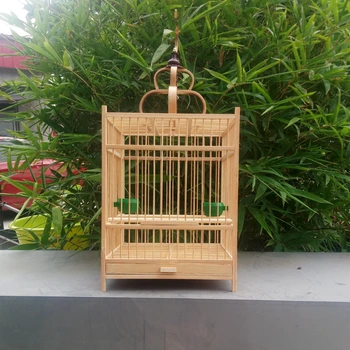 Boutique Birdcage Bird Cage  Bird Travel Carrier  Accesorios Para Palomas  клетка для попугая  Bird Houses Bamboo