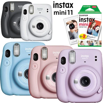 Fuji Fujifilm Instax Mini 11 Пленка для камеры Мгновенного действия Печать Моментальных снимков Фотосъемка Insta Mini11 Camara + 40 Листов Пленки