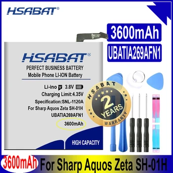 HSABAT UBATIA269AFN1 Аккумулятор Максимальной Емкости 3600 мАч для Sharp Aquos Zeta SH-01H SH-04H SH04H 506SH Аккумуляторов AQUOS P1 P1X