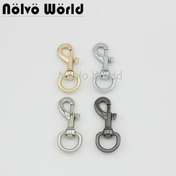 Nolvo World 5-20-100шт, 6 цветов, металлические пряжки 55 * 15 мм, крючки с круглой головкой для ремешков для сумок, брелок для ключей, фурнитура