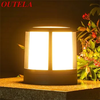 OUTELA Outdoor Contemporary Post Light LED Waterproof IP65 Pillar Wall Lamp Светильники для Домашнего Сада