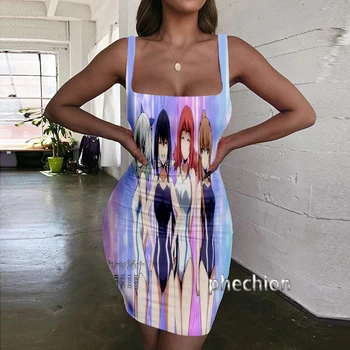 Phechion Keijo Платье с 3D принтом, Женское платье без рукавов, Модные Женские платья, Новая Сексуальная Женская одежда Y10