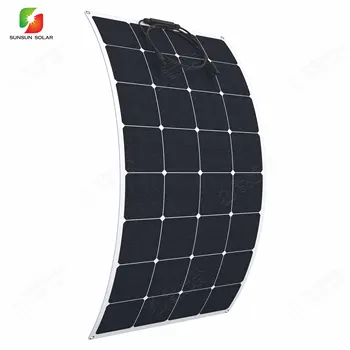 Sunsun Высокоэффективная 32-элементная Полуэлектрическая Солнечная панель мощностью 110 Вт 18 В Sunpower Etfe Гибкая  