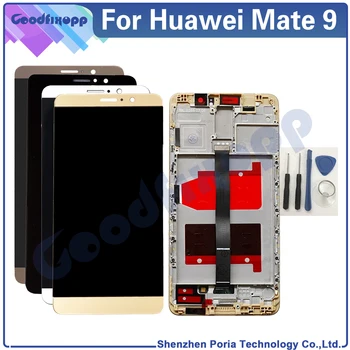 Для HUAWEI Mate 9 MHA-L09 ЖК-дисплей С Сенсорным Экраном и Цифровым Преобразователем В Сборе Для Замены Mate9