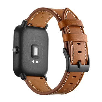 Кожаный ремешок для Haylou RS4 Plus/LS02/ RS4 LS12 Band Браслет Для Xiaomi Mibro Lite/Mibro Color Air Strap / Realme Watch T1