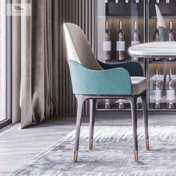 Кофейные деревянные стулья для столовой в скандинавском стиле, Минималистичный стул современного дизайна, туалетный столик, шезлонги для отдыха, Salle Manger, Кухонная мебель