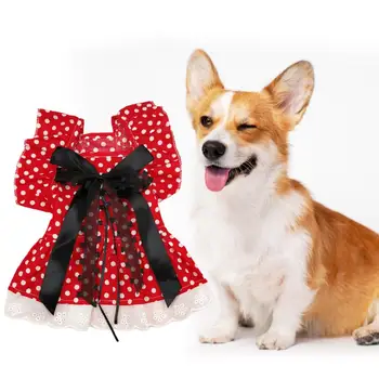 Красивая юбка для собак, милое платье для собак, эластичная юбка для празднования свадьбы, Рождества, щенка