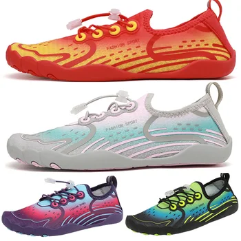 Летняя эластичная быстросохнущая обувь для босоножек, Женская обувь унисекс для занятий йогой, фитнесом, для отдыха на природе, Пляжная обувь для занятий аквааэробикой