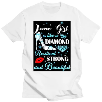 Мужская футболка June Girl Похожа на бриллиант, упругая, сильная и красивая женская футболка