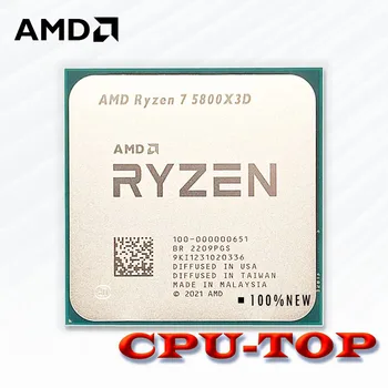 НОВЫЙ AMD Ryzen 7 5800X3D R7 5800X3D 3,4 ГГц 8-ядерный процессор Prosesor с 16 потоками 7 Нм L3 = 96 М PCIE4.0 105 Вт DDR4 100-000000651 PGA AM4