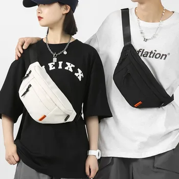Нейлоновая поясная сумка, модный тренд, поясная сумка и чехол для телефона, уличный стиль, женские сумки через плечо, нагрудные сумки унисекс, поясная сумка в стиле хип-хоп