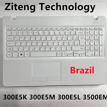 Новая Бразильская клавиатура BR для Samsung NP 300E5K NP300E5K NP3500EM NP300E5L 300E5L 3500EL верхняя крышка подставки для рук Сенсорная панель