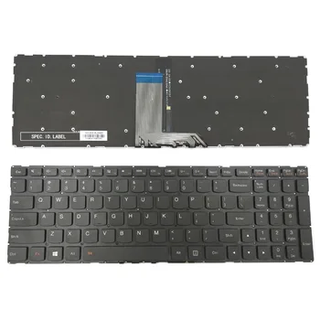 Новая Клавиатура для ноутбука Lenovo Yoga 500-15IBD 500-15IHW 500-15ISK Тип 20585 20586 80R6 80N6 80N7 США С подсветкой Без Рамки