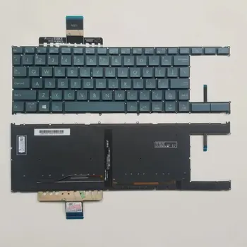 Новинка для Asus ZenBook Duo UX481 UX481FA UX481FL Американская Клавиатура С Подсветкой Без Рамки Английский NSK-W10