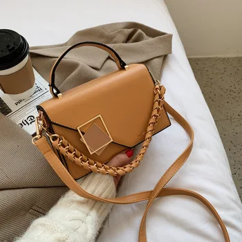 Новые женские сумки на цепочке из искусственной кожи, дизайнерские сумки через плечо и кошельки, модная брендовая женская сумка-мессенджер, ручная сумка