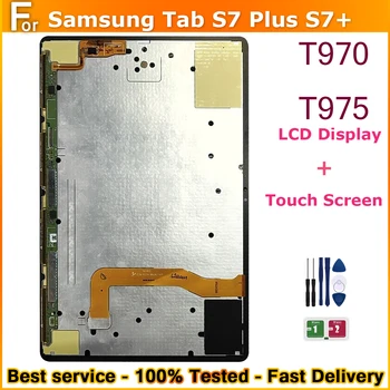 Оригинальная замена ЖК-дисплея для Samsung Galaxy Tab S7 Plus S7 + T970 T975 T975N T976B T978U ЖК-дисплей с сенсорным экраном 100% Тест