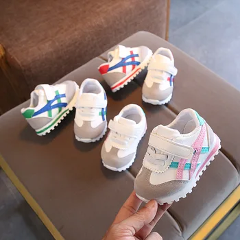 Парусиновая обувь New Baby 2023 из воздушной сетки для мальчиков 1-2-3 лет, Детская обувь с мягкой подошвой, Обувь для малышей, Кроссовки для девочек, Размер обуви 15-30
