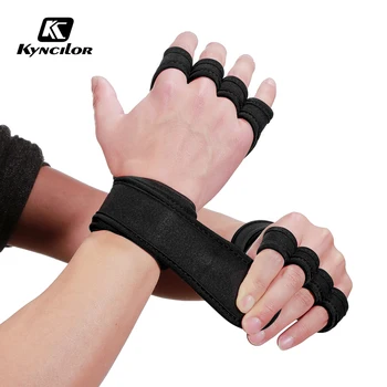 Перчатки для спортзала без пальцев, женские Мужские перчатки для занятий тяжелой атлетикой, перчатки для бодибилдинга, спортивные перчатки для фитнеса