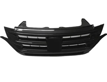 Подходит для Honda crv cr-v 2012-2014 черный передний верхний бампер капот Решетка радиатора