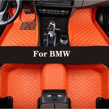 Полностью объемный изготовленный на заказ кожаный автомобильный коврик для BMW 5 серии 535i 6 серии (4-дверный Универсал) автомобильные аксессуары для салона автомобиля