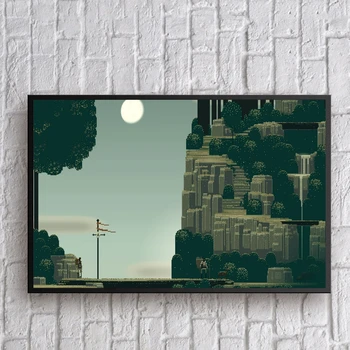 Постер видеоигры Outlast, печать на холсте, украшение дома, настенная живопись (без рамки)