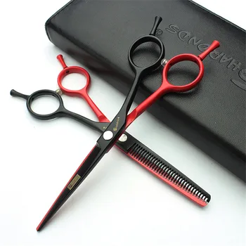 Профессиональная парикмахерская Японские ножницы 5,5-дюймовые ножницы для истончения ногтей с двумя хвостиками инструменты для стрижки и укладки парикмахерские ножницы