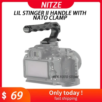 Ручка Nitze Lil Stinger II с зажимом NATO для зеркальной фотокамеры NATO Top Hanlde - PA28M-D1