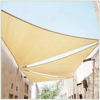 Солнцезащитный козырек Парус прямоугольной треугольной формы Оксфордские водонепроницаемые навесы для тента во внутреннем дворике