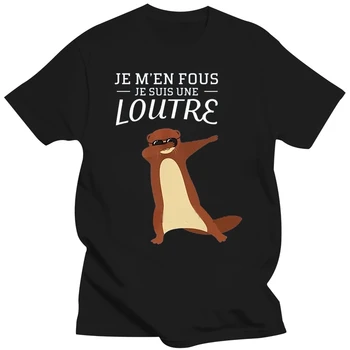 Стандартная футболка Je Men Fous Suis Une Loutre Dab