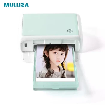 Фотопринтер цветной мобильный телефон домашняя портативная стиральная машина для фотографий маленькая портативная изысканная прекрасная беспроводная печать