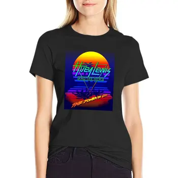 Футболка Huey Lewis The Power Of Love в стиле ретро 80-х, Синтетическая волна, Дань Уважения, летний топ, эстетическая одежда, укороченные футболки для женщин