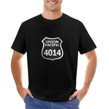 Футболка Union Pacific Big Boy 4014 Shield, блузка, летние топы, облегающие футболки для мужчин