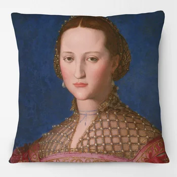 Чехлы для подушек Mary Boleyn Bronzino Eleonora, наволочка для подушек с портретным принтом Европейской королевы