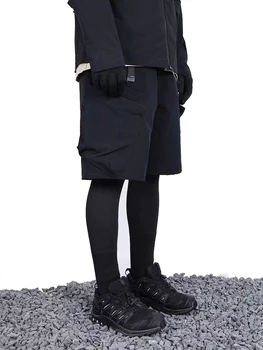 Шорты-карго Whyworks 23ss с несколькими карманами, регулируемой талией и пряжкой duraflex gorpcore urbancore techwear