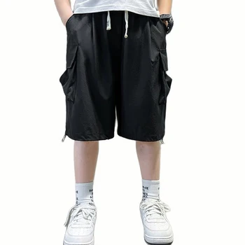Штаны для мальчиков с буквенным рисунком, короткие для мальчика, Летние брюки для детей, повседневная одежда для мальчиков 6, 8, 10, 12, 14 лет