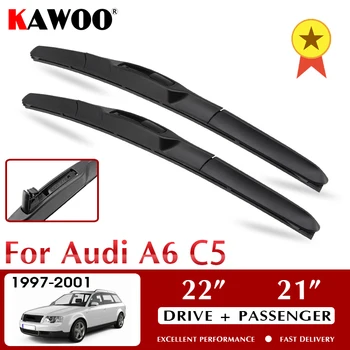 Щетки передних автомобильных стеклоочистителей KAWOO Wiper Для Audi A6 (C5) 1997-2001 годов выпуска Авто Лобовое Стекло 22 