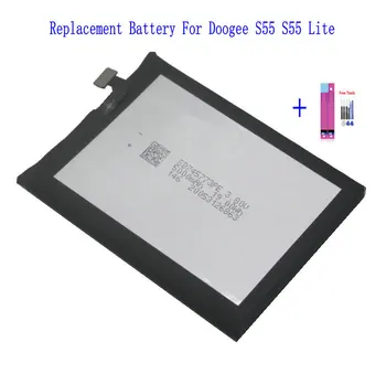 1x Аккумулятор для замены мобильного телефона емкостью 5500 мАч для аккумуляторов Doogee S55 S55 Lite + наборы инструментов для ремонта