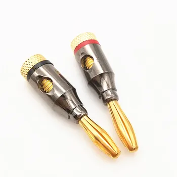 4 мм Позолоченный микрофонный кабель, провод, вилка типа 