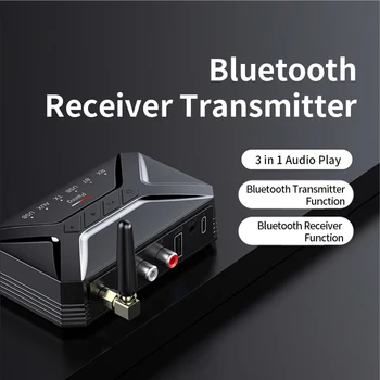 40 М Адаптер аудиоприемника Bluetooth 5,0 RCA 3,5 мм Aux U Диск Беспроводной стереопередатчик с антенной для телевизора ПК наушников