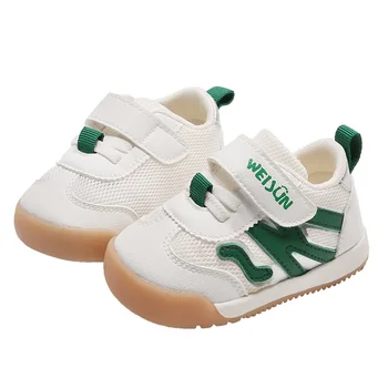 Kruleepo Little Baby Повседневная обувь для младенцев из воздушной сетки и дышащей искусственной кожи для новорожденных малышей всесезонные кроссовки для отдыха
