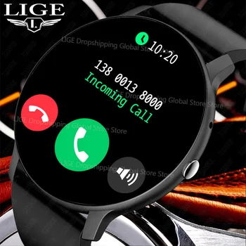 LIGE Новинка 2023 года, умные часы с Bluetooth-вызовом, спортивные часы с GPS в реальном времени, пульсометр, женские умные часы, мужские часы для Android IOS