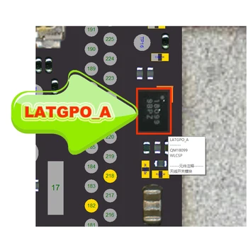 UATGPO_A QM18099 18099 LATGPO_A Для iphone xs XS MAX переключатель антенны микросхема IC