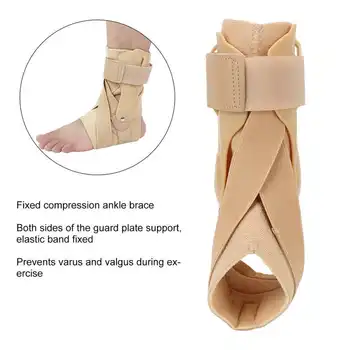 Бандаж для лодыжки X-образный бандаж для поддержки лодыжки Фиксированный компрессионный протектор для мужчин и женщин для занятий спортом Баскетбол Футбол r